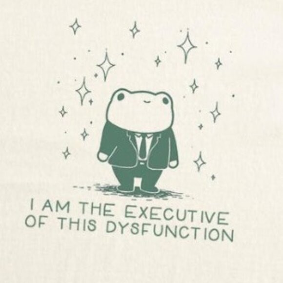 Funny Frog T-shirt, I Am The Executive Of This Dysfunction Tee - Picture 2 of 4
